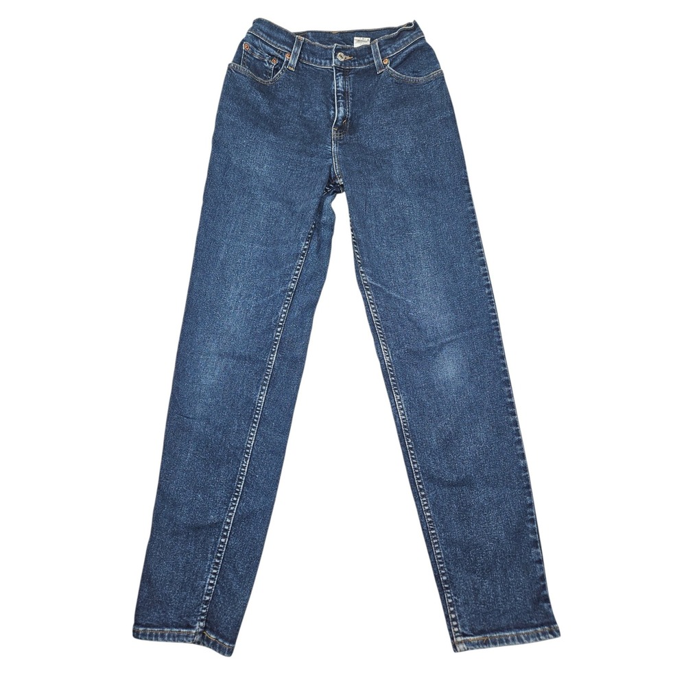 VTG Levis 550 Relaxed Fit Tapered Leg Jeans Dark Wash Sz 6 MIS M 24x30